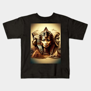 Pharaohs modern art Kids T-Shirt